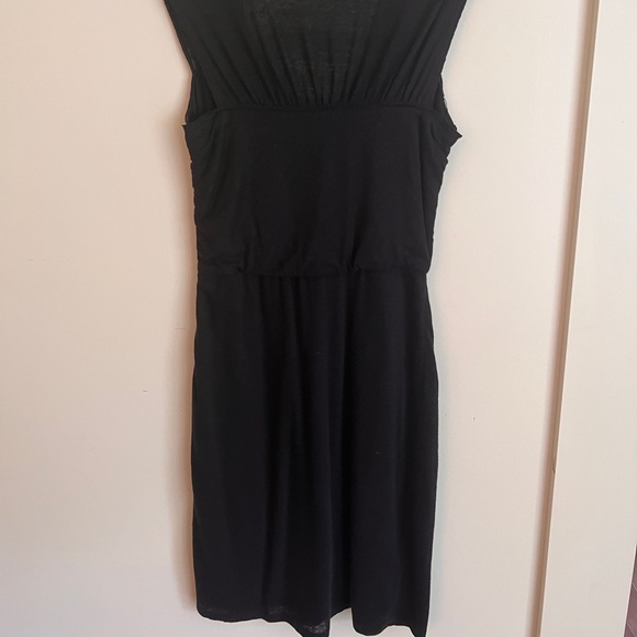 Black ROBERT RODRIGUEZ Dress sz 6- 100% linen - Picture 6 of 9